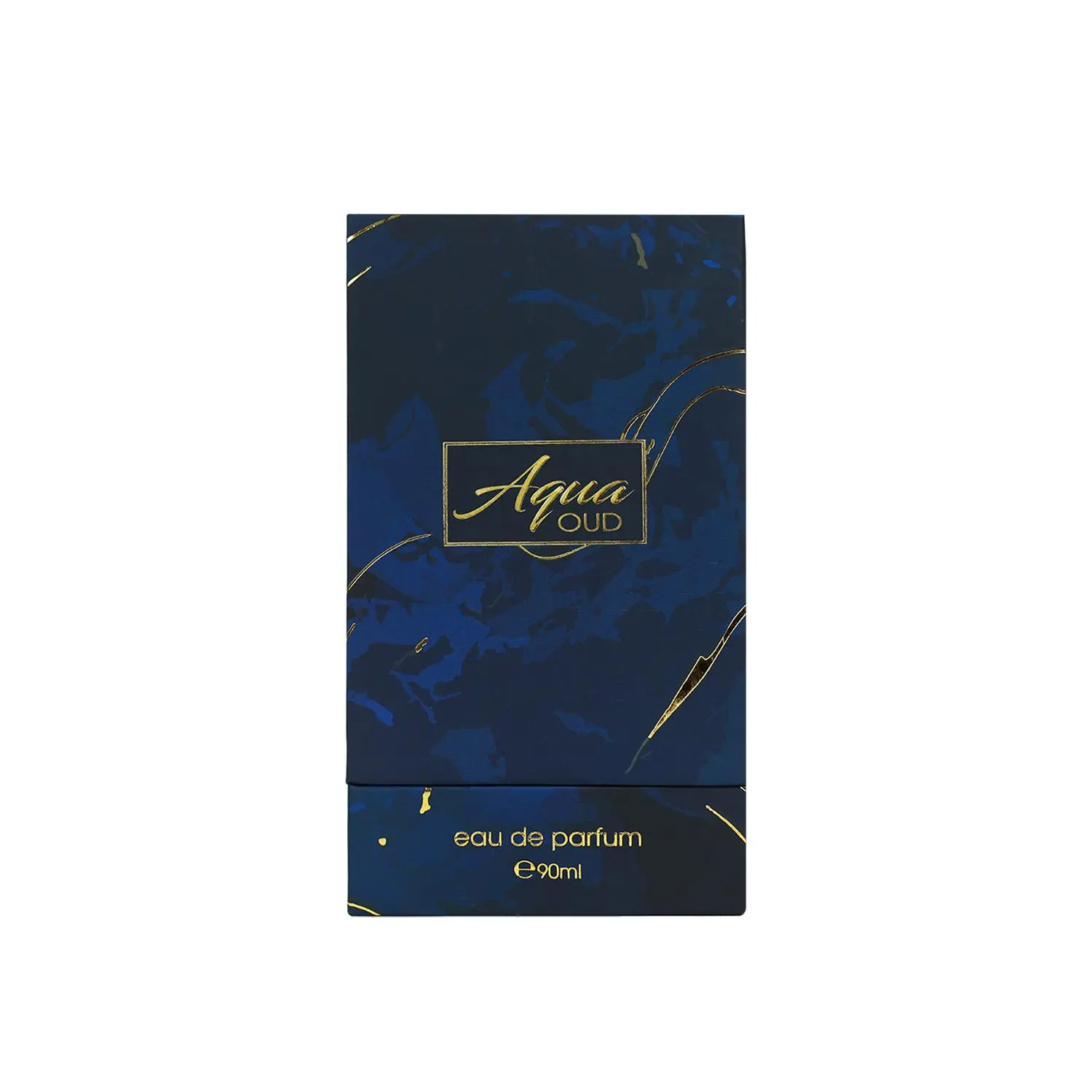 Ahmed Al Maghribi Aqua Oud 100ml bottle - A fresh aquatic and incense men's fragrance.